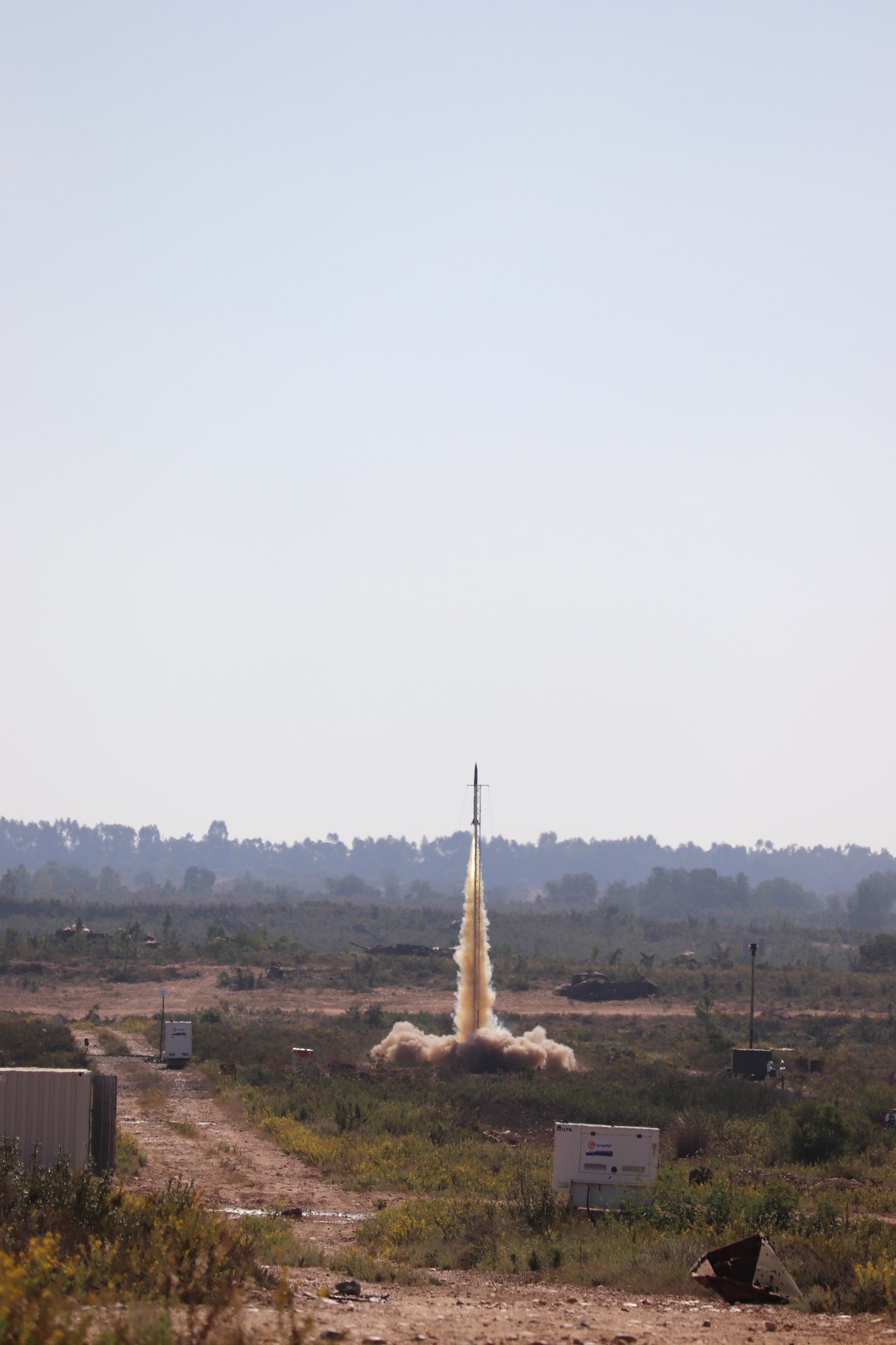Wide view of the Darwin III launch at EuRoC 2022