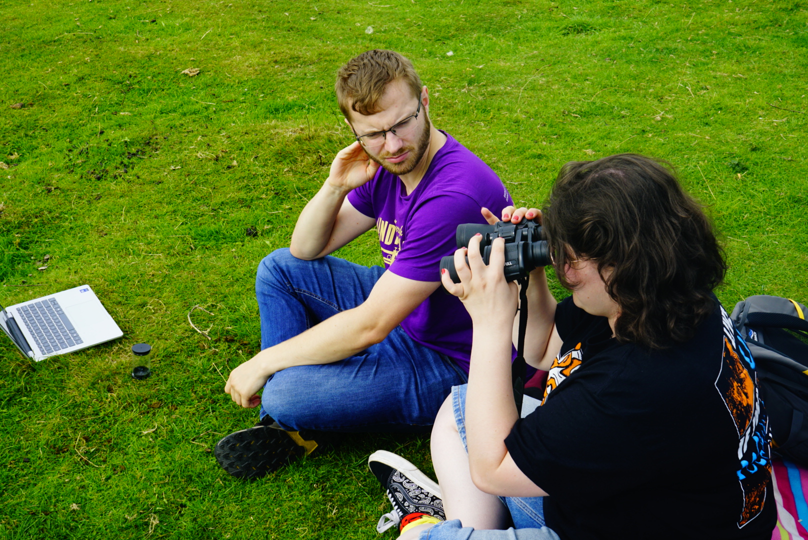 Endeavour members tracking activity across the launch field